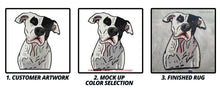 Load image into Gallery viewer, Custom Dog Tufted Rug | Cat Rug |Pet Rug |
