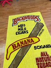 Load image into Gallery viewer, Banana Backwoods Rug 🍌 5ft x 3.6ft
